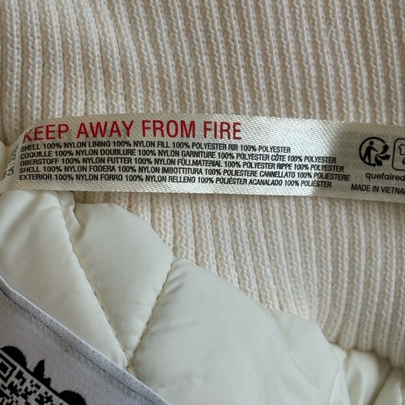 Fp Movement Cream Glitz Blitz Quilted Puff Jacket Size XS - Picture 9 of 9